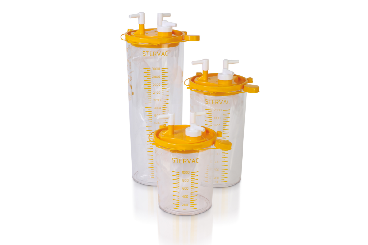 Stervac cap design and canister